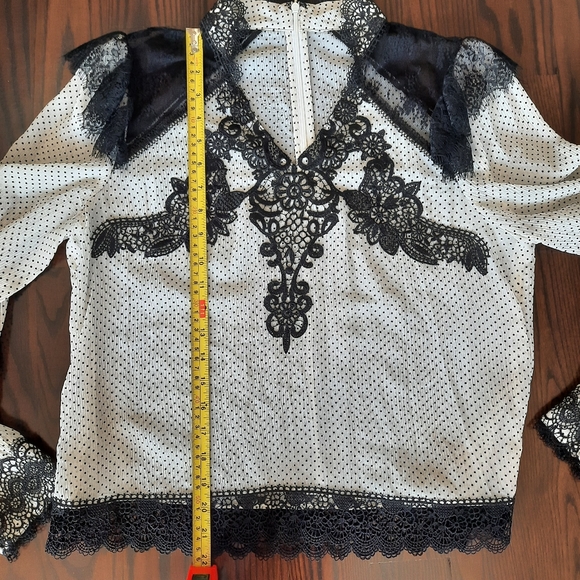 The Kooples polka dots & lace blouse - Picture 11 of 12
